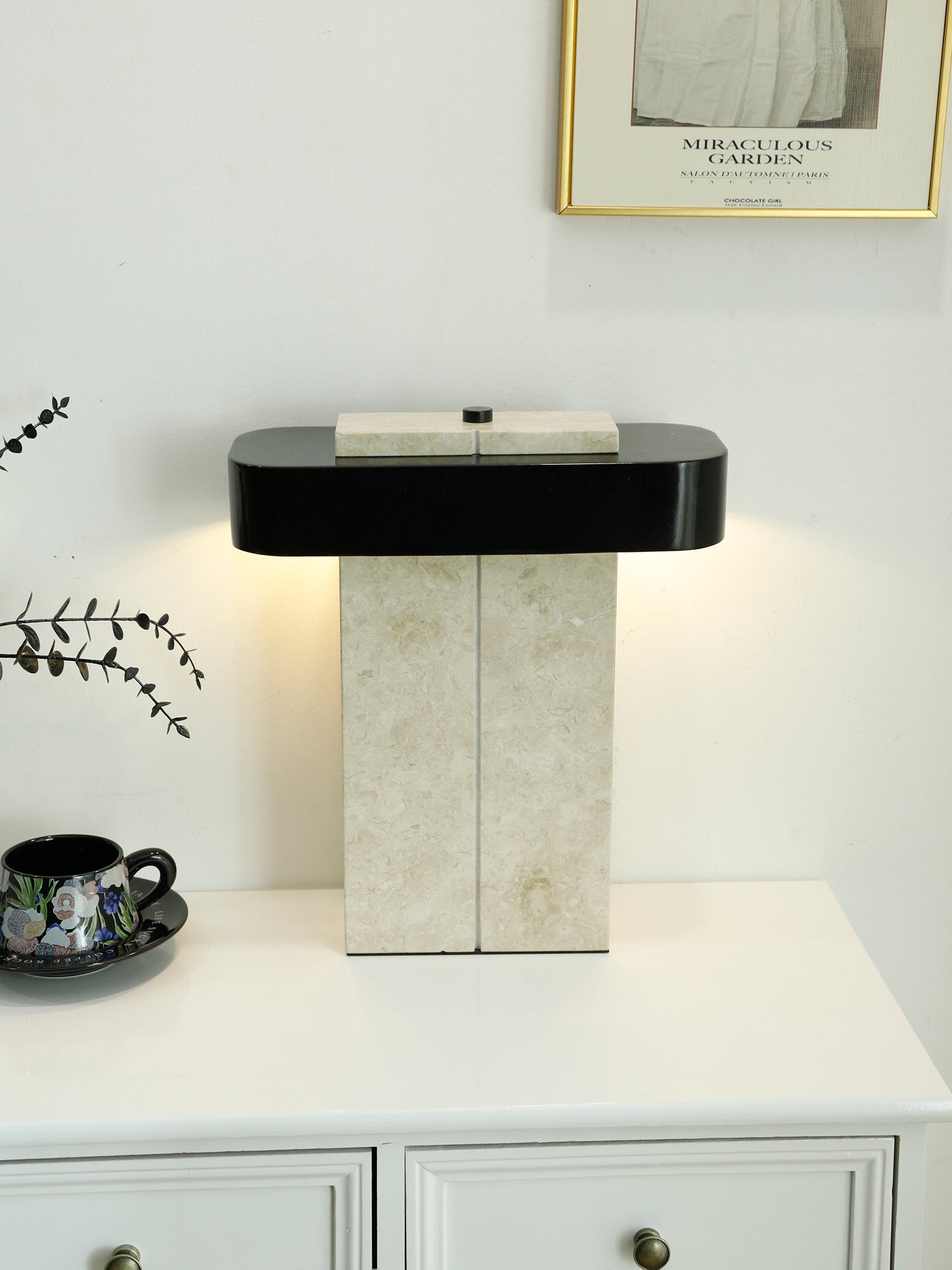 Abram Modern Marble Table Lamp-Neutral Decor