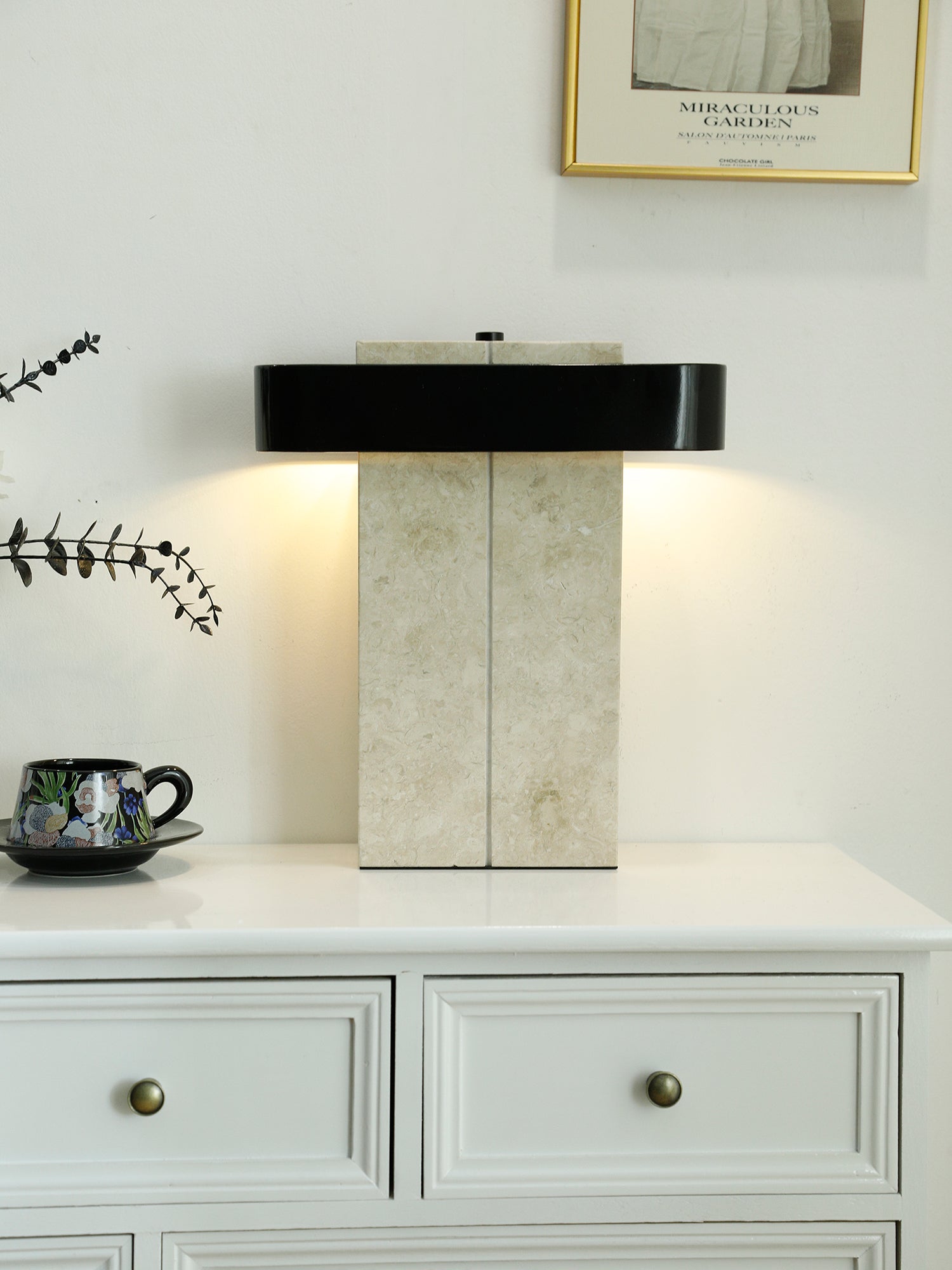 Abram Modern Marble Table Lamp-Neutral Decor