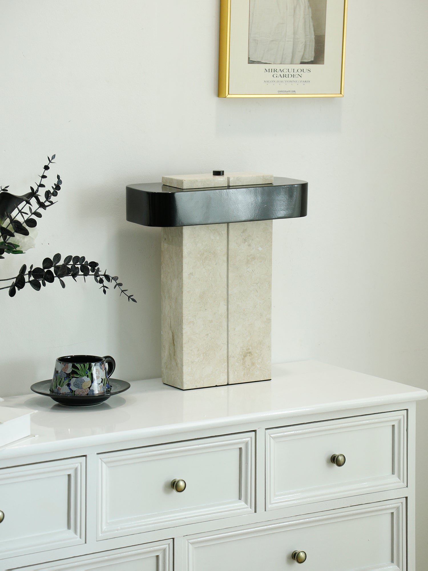 Abram Modern Marble Table Lamp-Neutral Decor