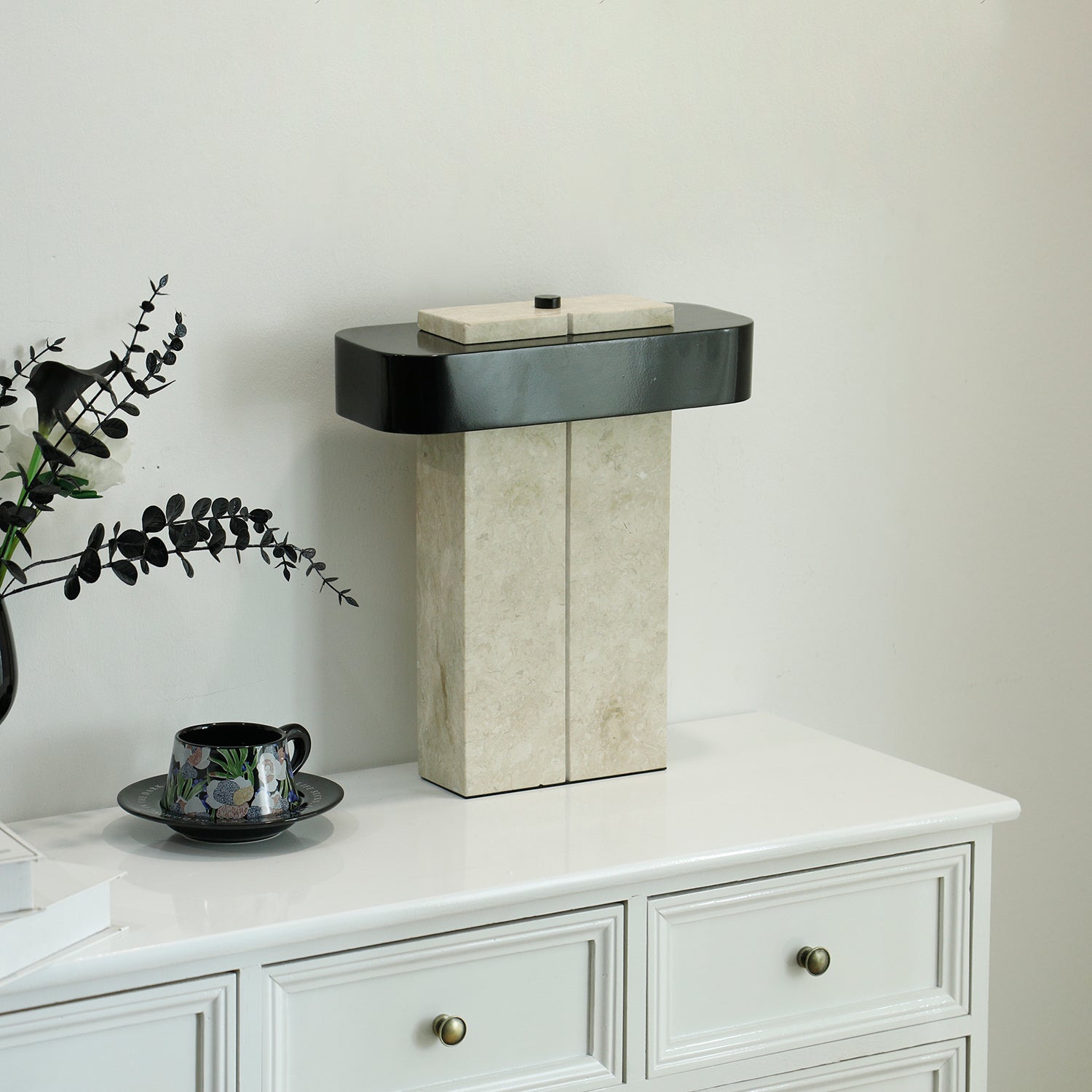 Abram Modern Marble Table Lamp-Neutral Decor
