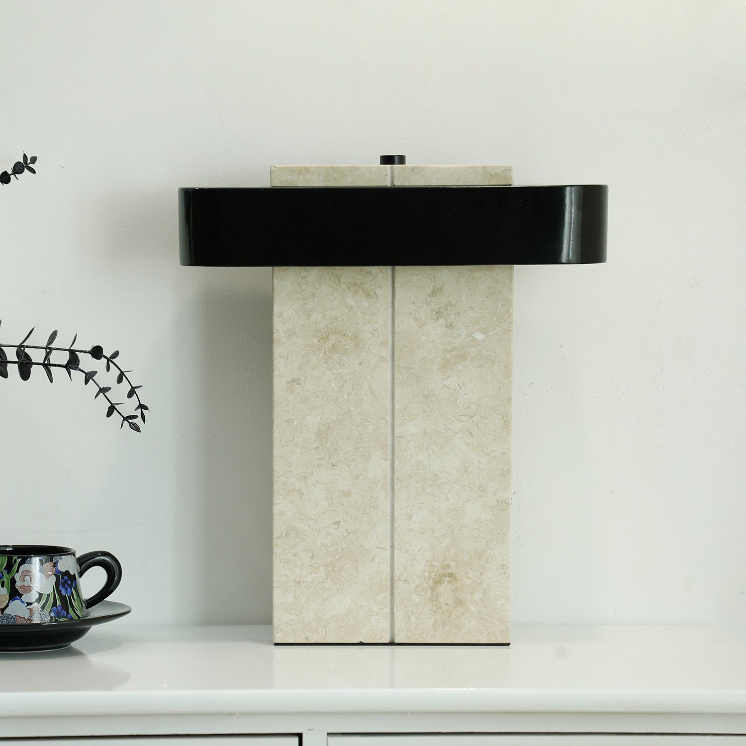 Abram Modern Marble Table Lamp-Neutral Decor