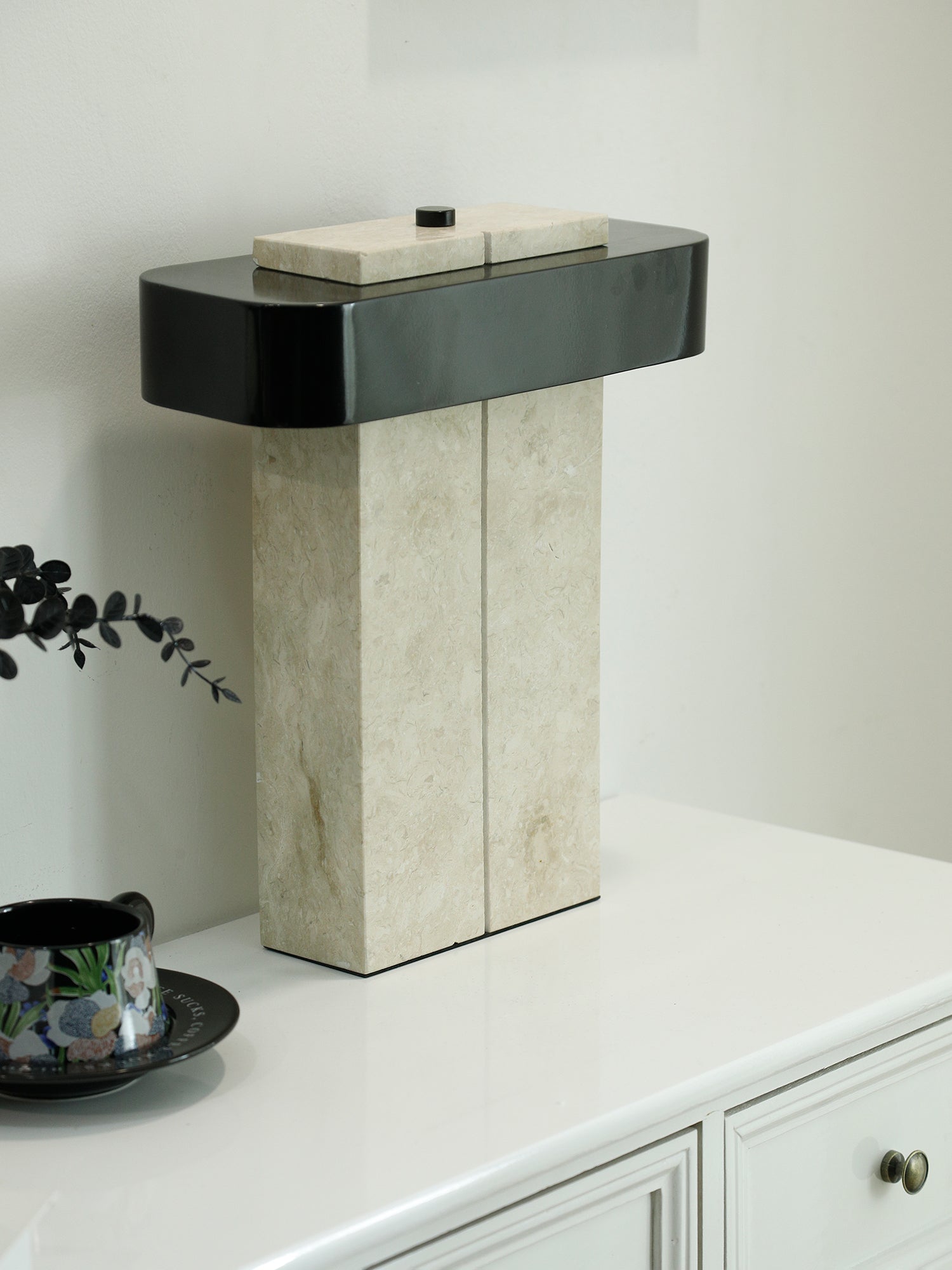 Abram Modern Marble Table Lamp-Neutral Decor