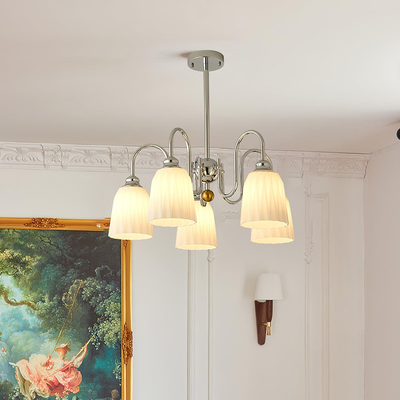 Micah Vintage Chandelier-Neutral Decor