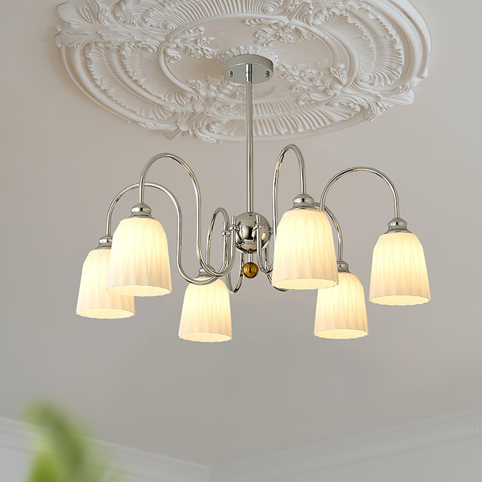 Micah Vintage Chandelier-Neutral Decor