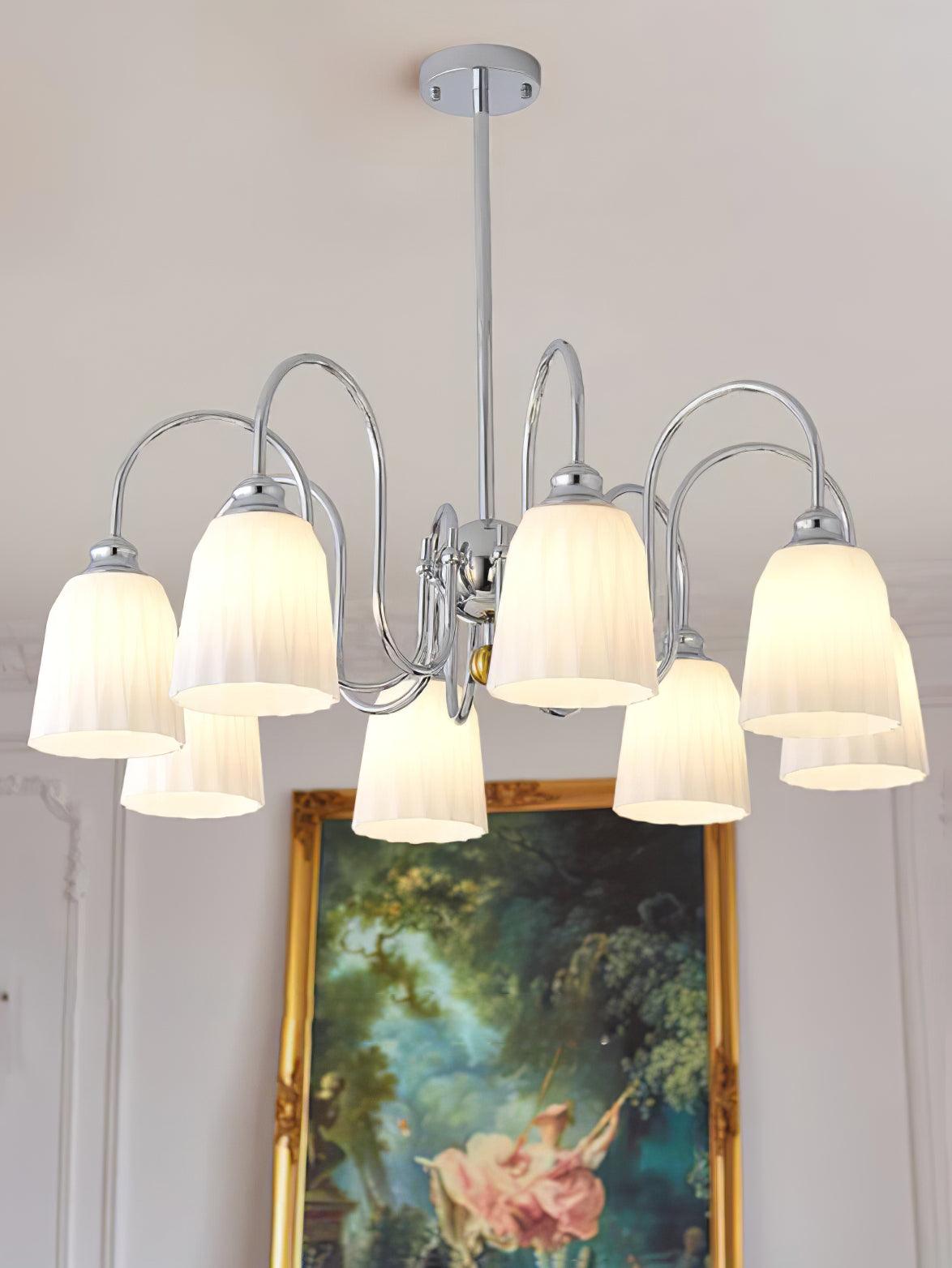 Micah Vintage Chandelier-Neutral Decor