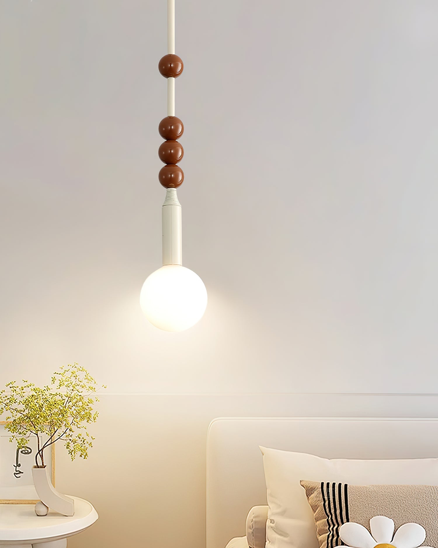 Coshae Nordic Art Glass Pendant Light-Neutral Decor