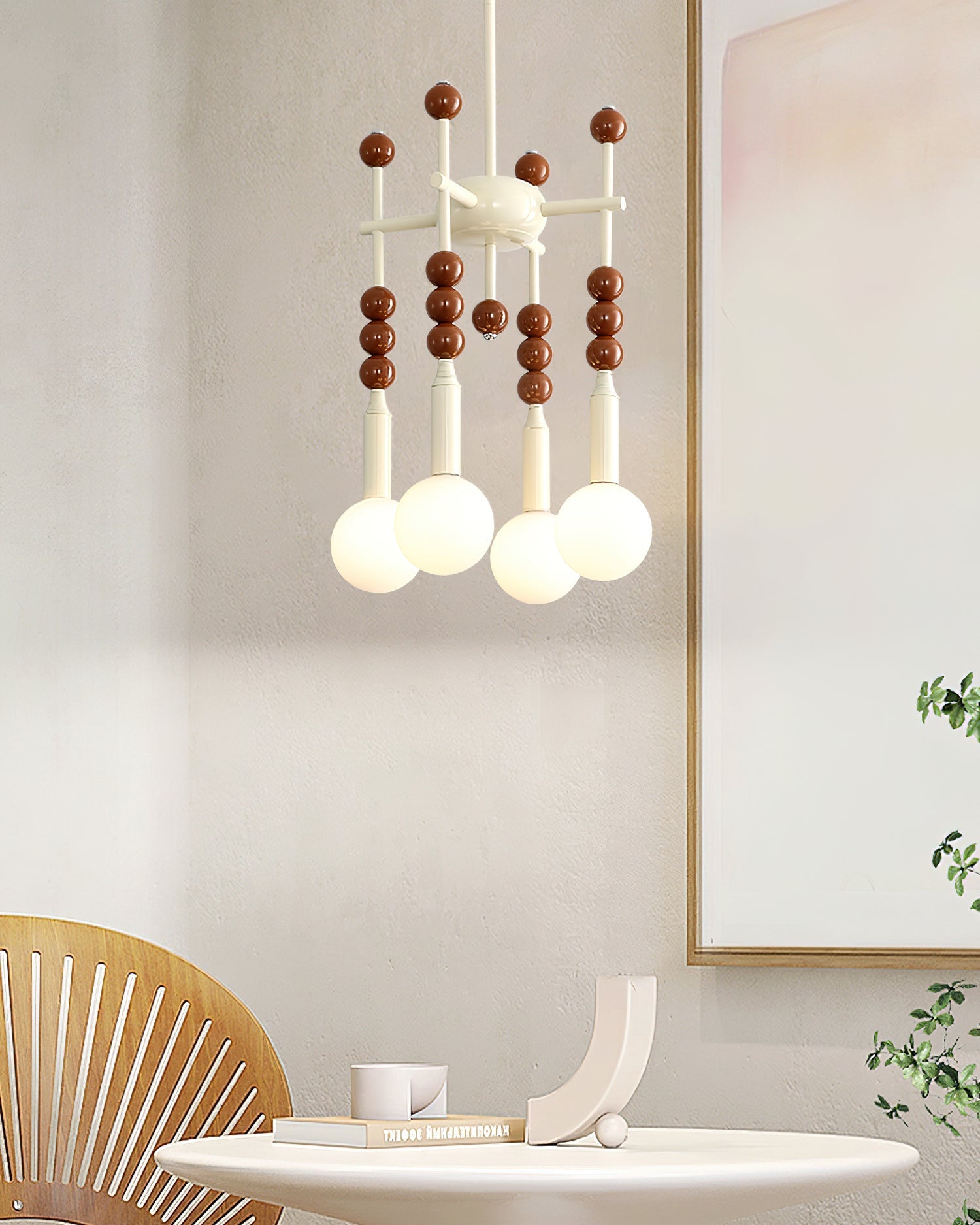 Coshae Nordic Art Glass Pendant Light-Neutral Decor
