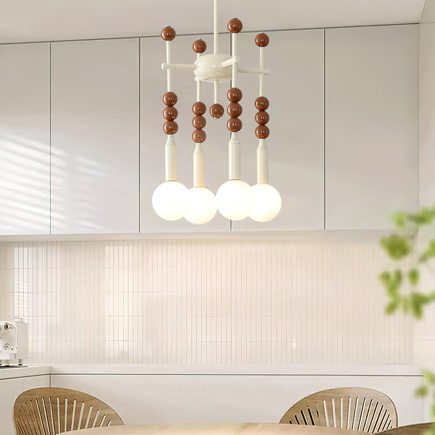 Coshae Nordic Art Glass Pendant Light-Neutral Decor