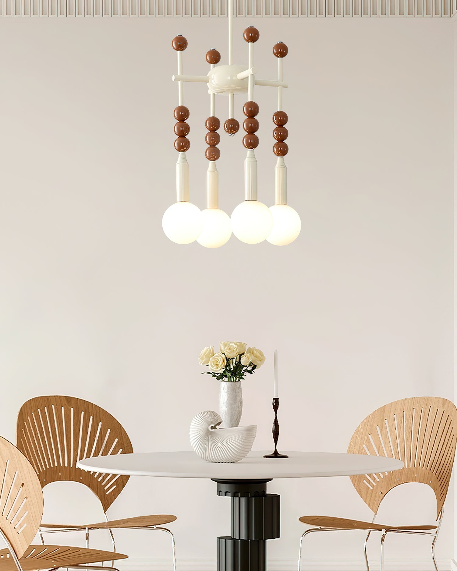 Coshae Nordic Art Glass Pendant Light-Neutral Decor