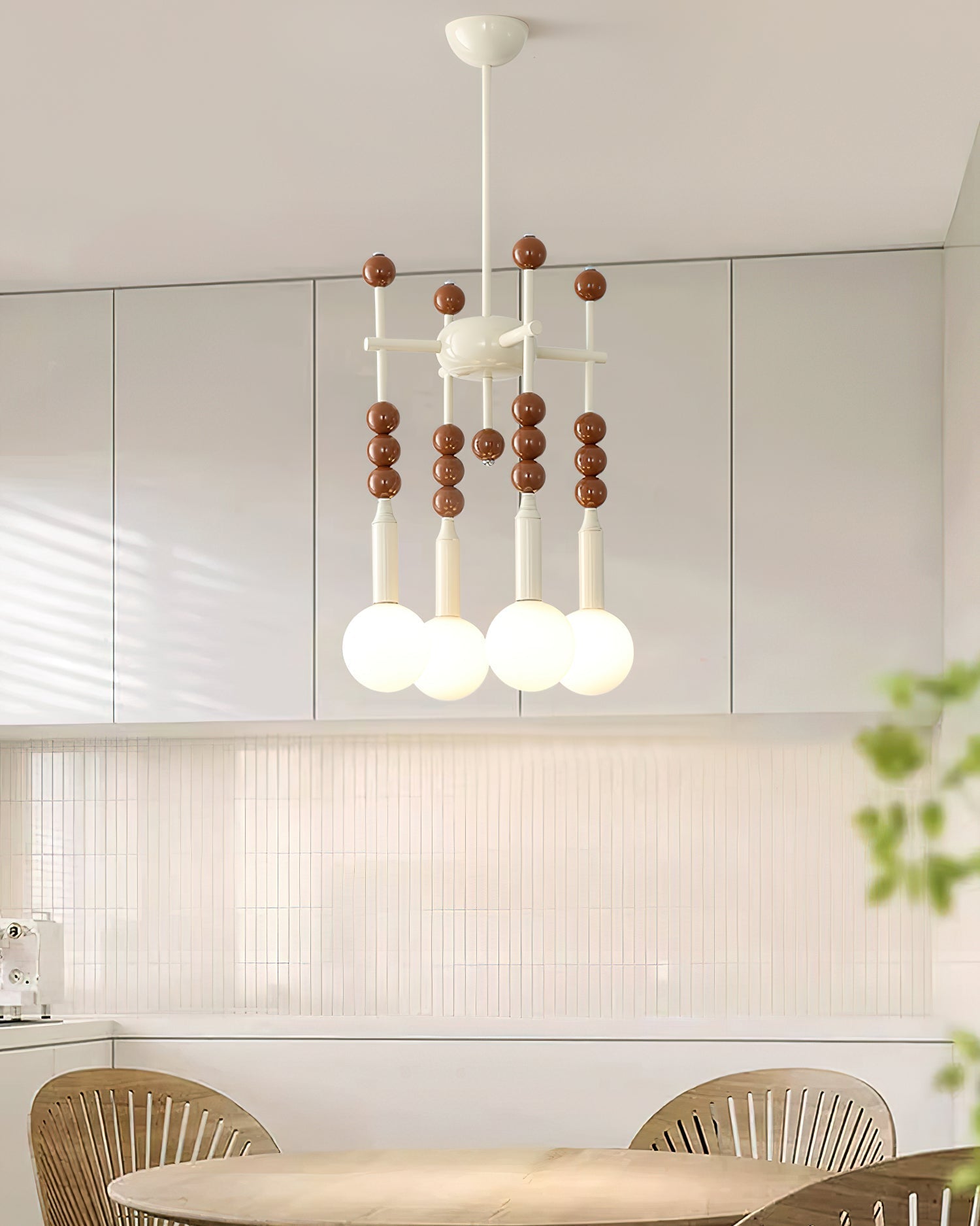 Coshae Nordic Art Glass Pendant Light-Neutral Decor