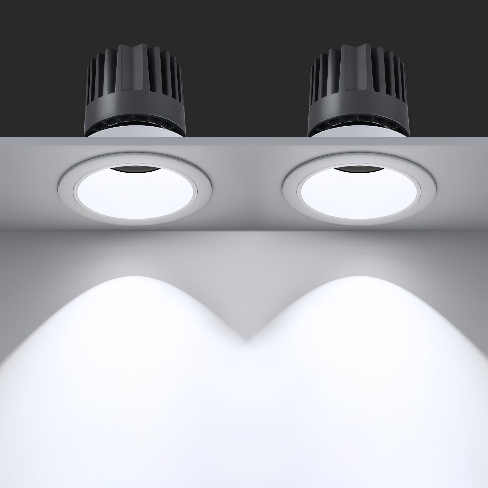 Vesoris Classic Beam Recessed LED Downlight Ceiling lamp-Neutral Decor