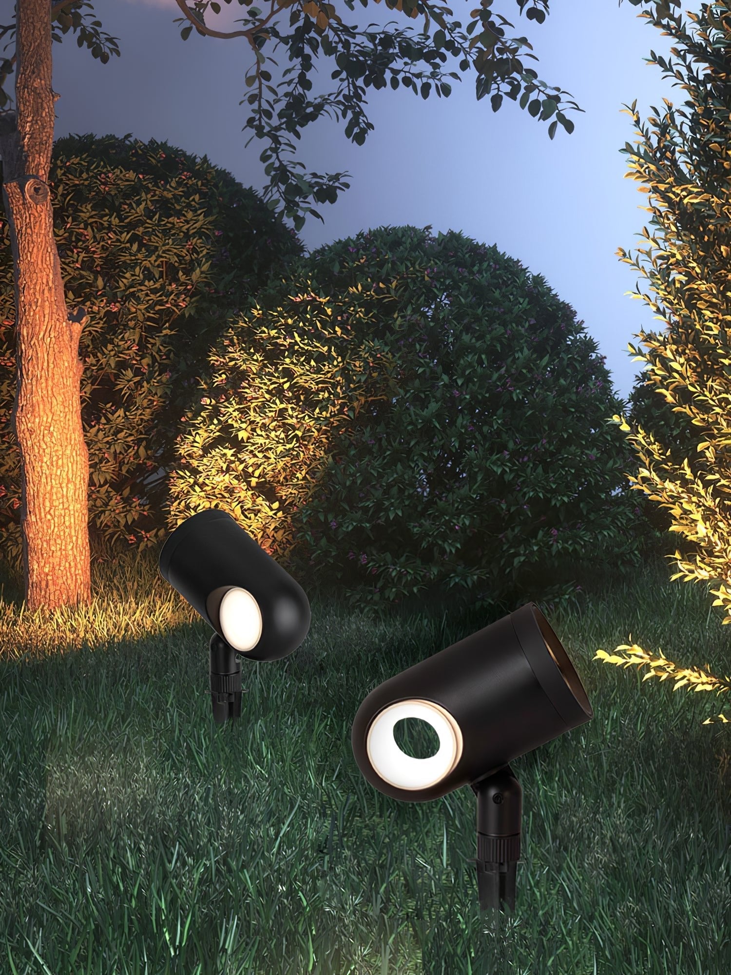 Bluxyn Spike Adjustable Landscape Spotlight-Neutral Decor