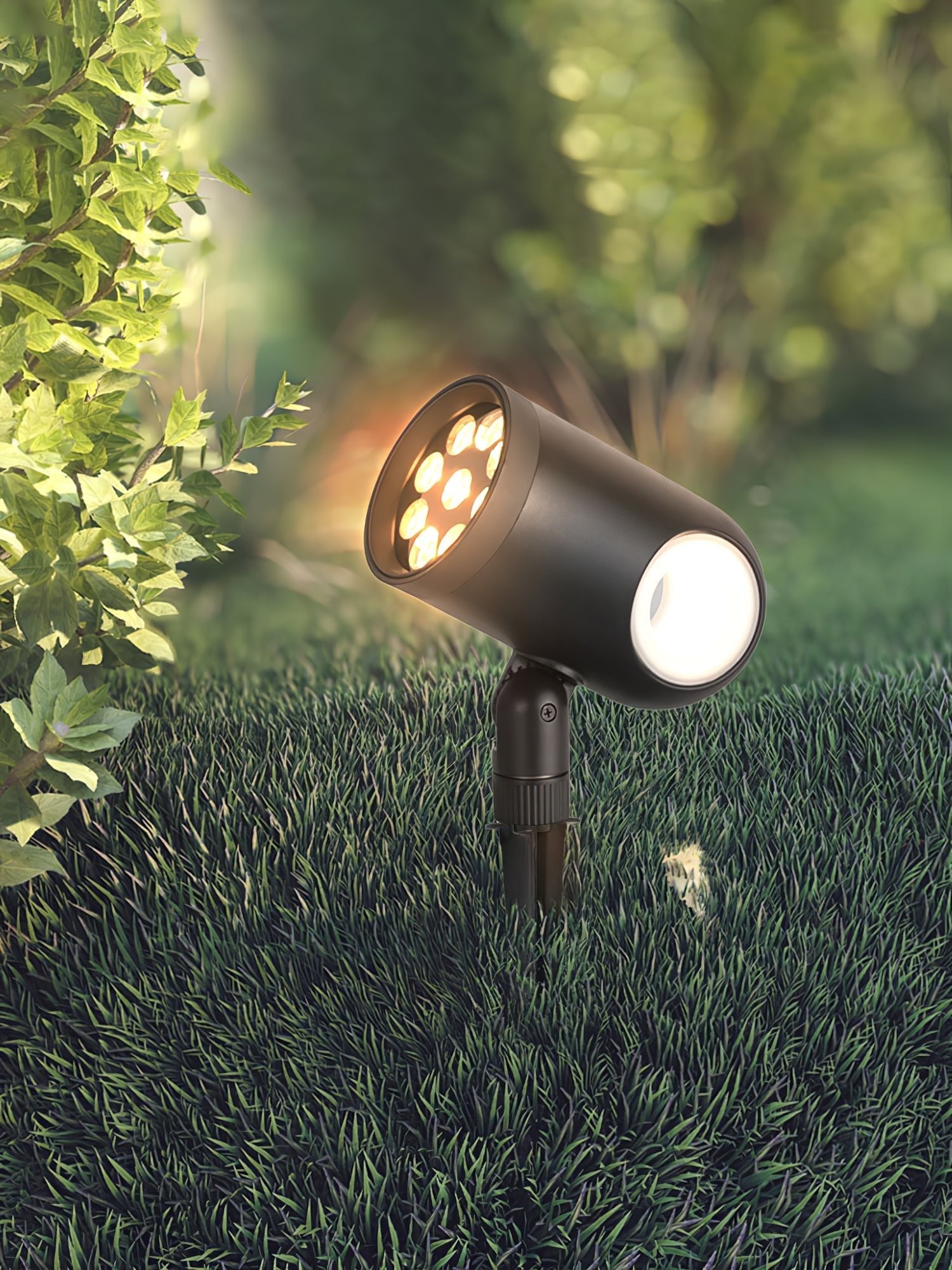 Bluxyn Spike Adjustable Landscape Spotlight-Neutral Decor