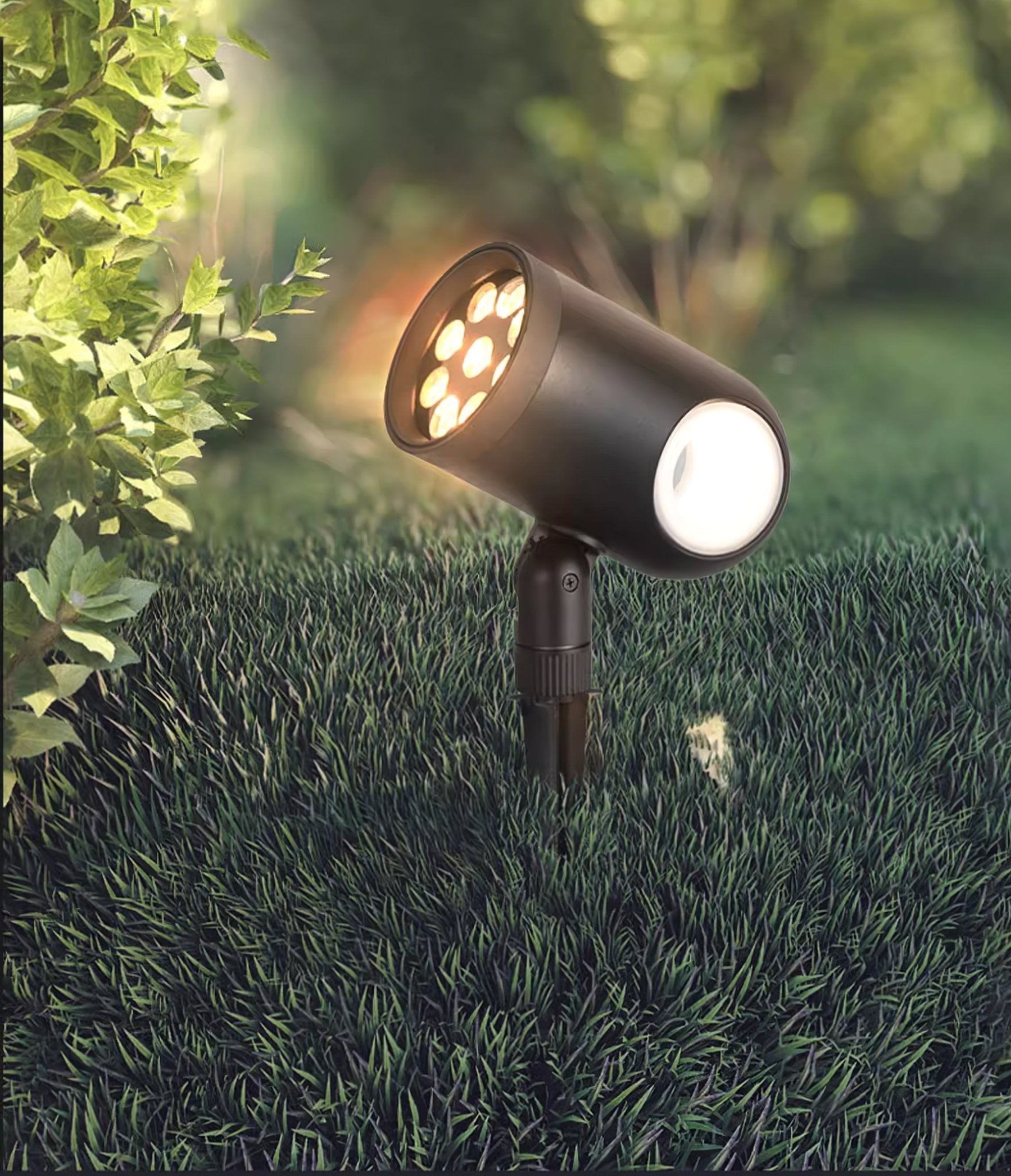 Bluxyn Spike Adjustable Landscape Spotlight-Neutral Decor