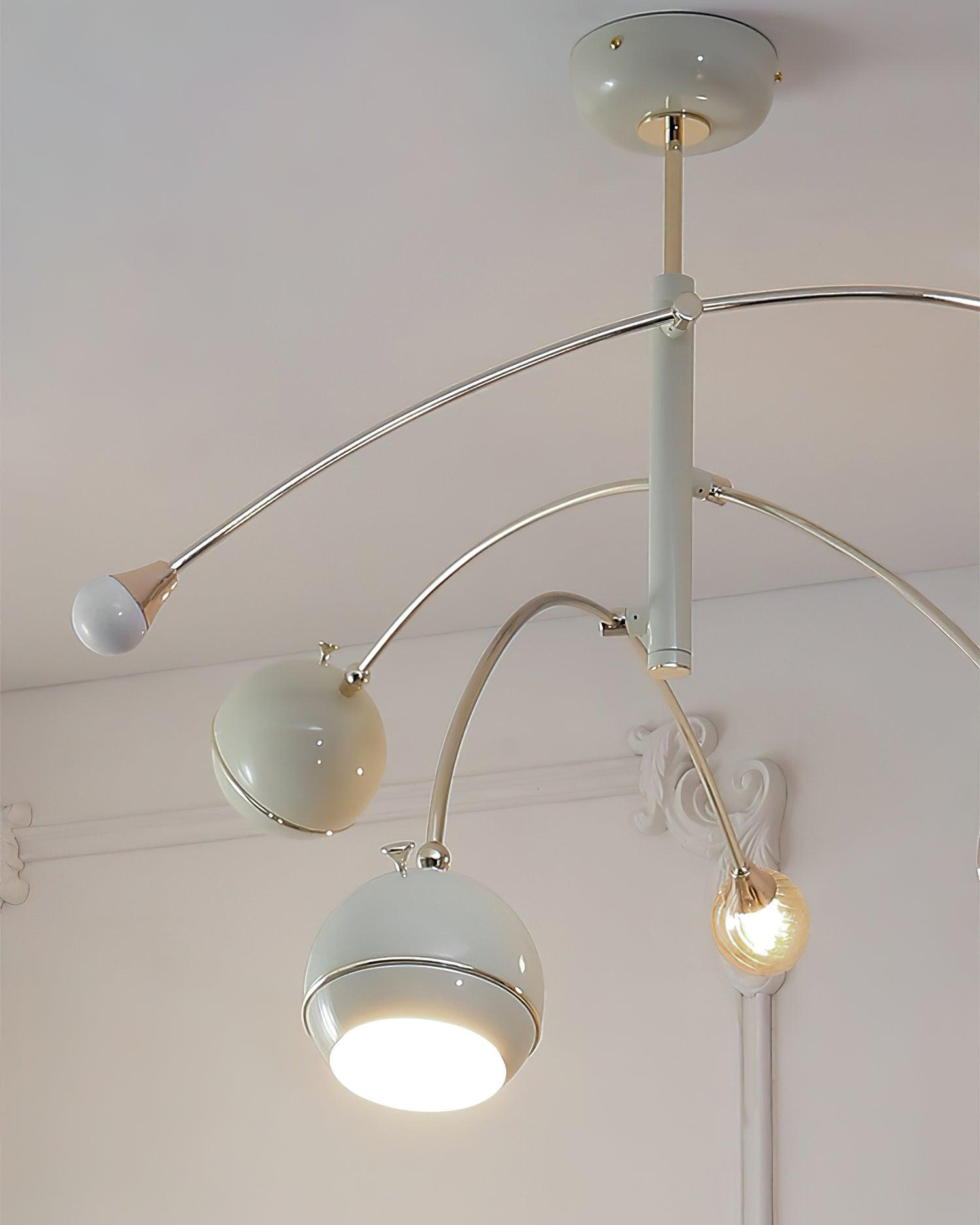 Lustra Chandelier Green Sci-Fi Elegant-Neutral Decor