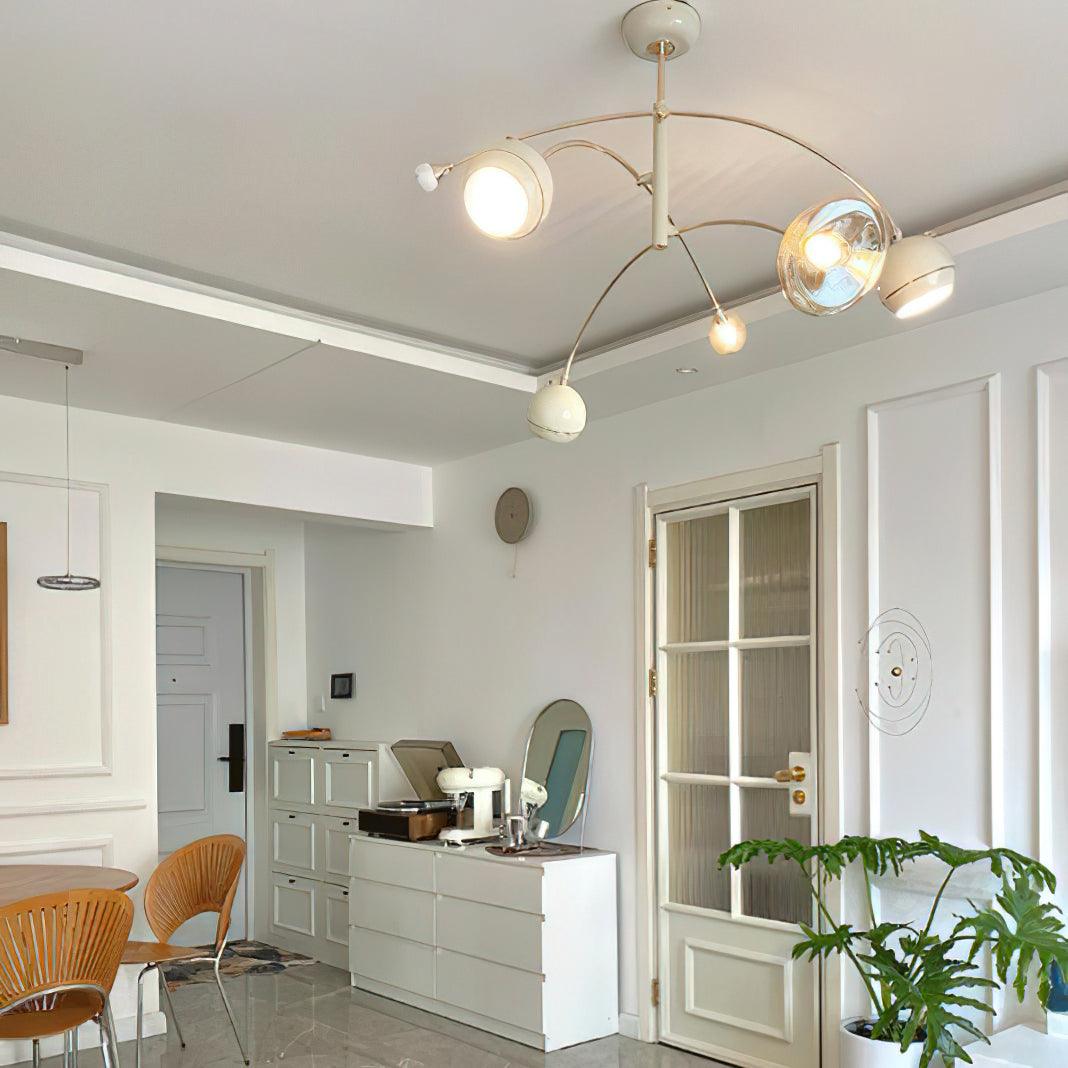 Lustra Chandelier Green Sci-Fi Elegant-Neutral Decor