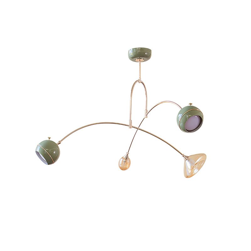 Lustra Chandelier Green Sci-Fi Elegant-Neutral Decor
