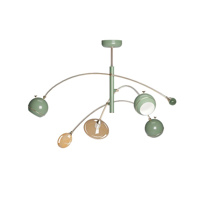 Lustra Chandelier Green Sci-Fi Elegant-Neutral Decor