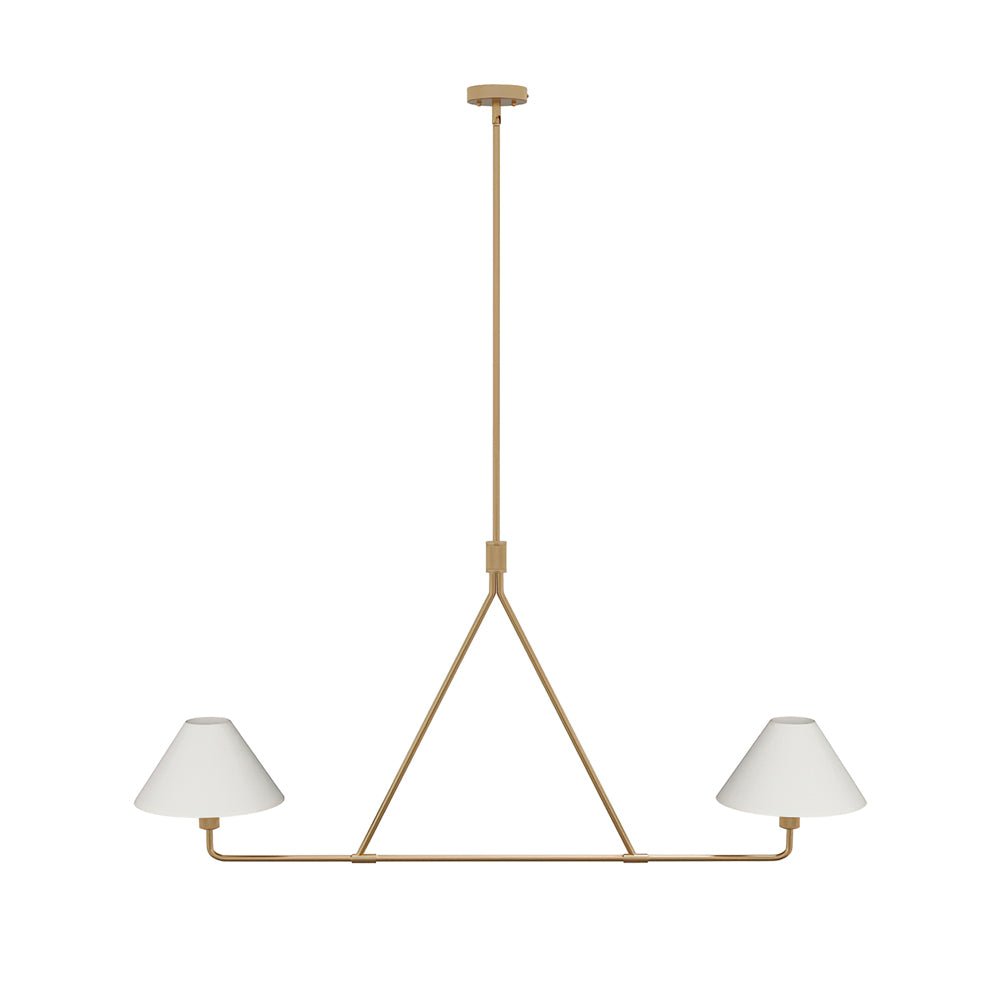 Vase Chandelier Cone Shade Minimalist-Neutral Decor