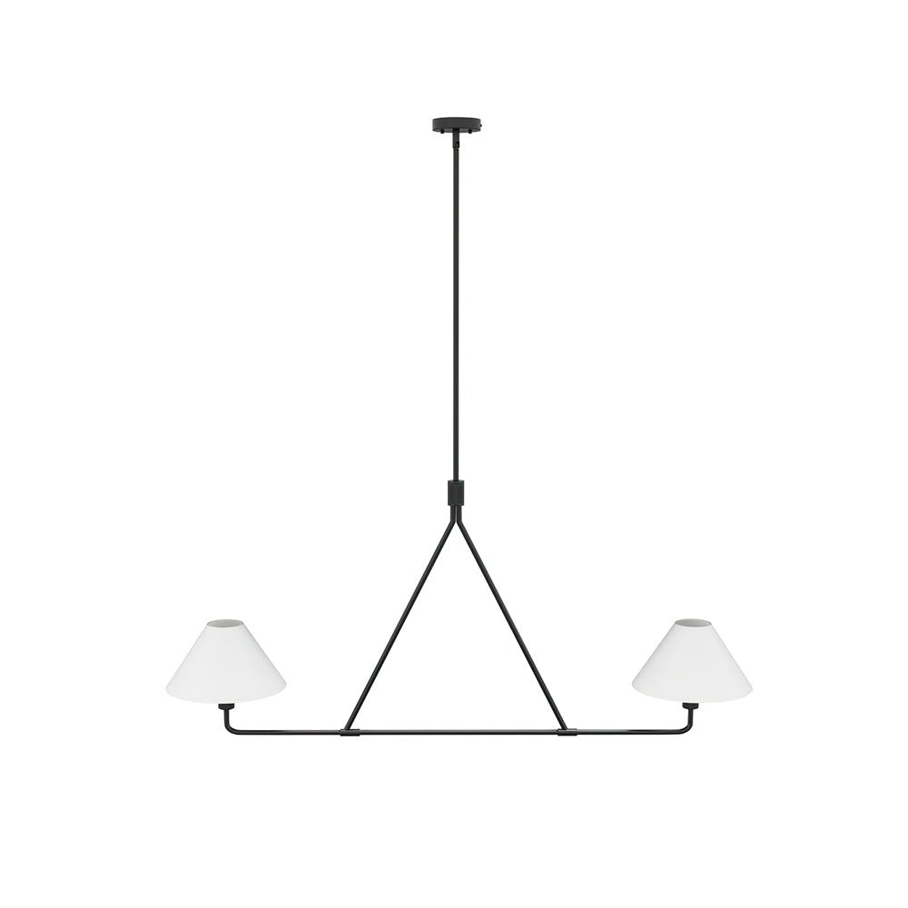 Vase Chandelier Cone Shade Minimalist-Neutral Decor