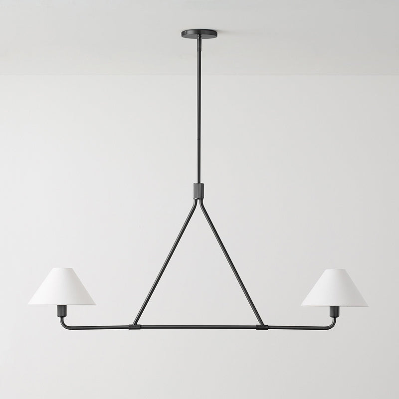 Vase Chandelier Cone Shade Minimalist-Neutral Decor