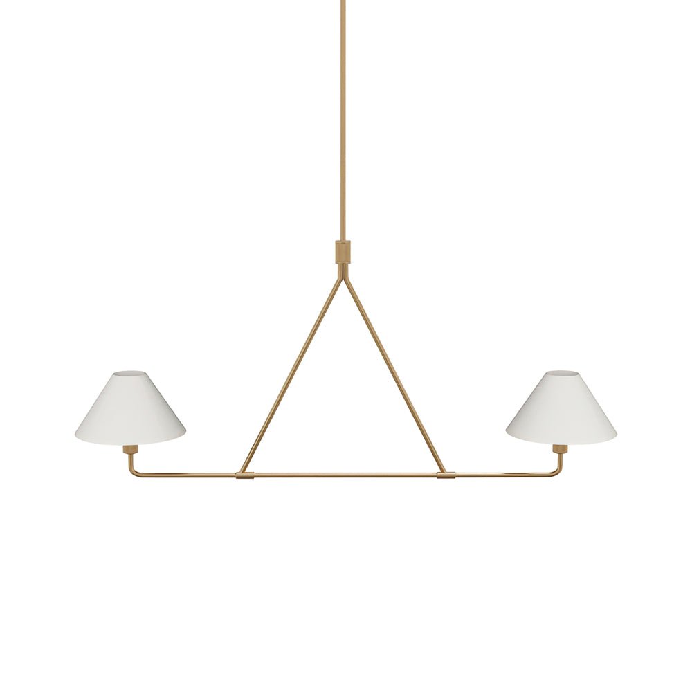 Vase Chandelier Cone Shade Minimalist-Neutral Decor