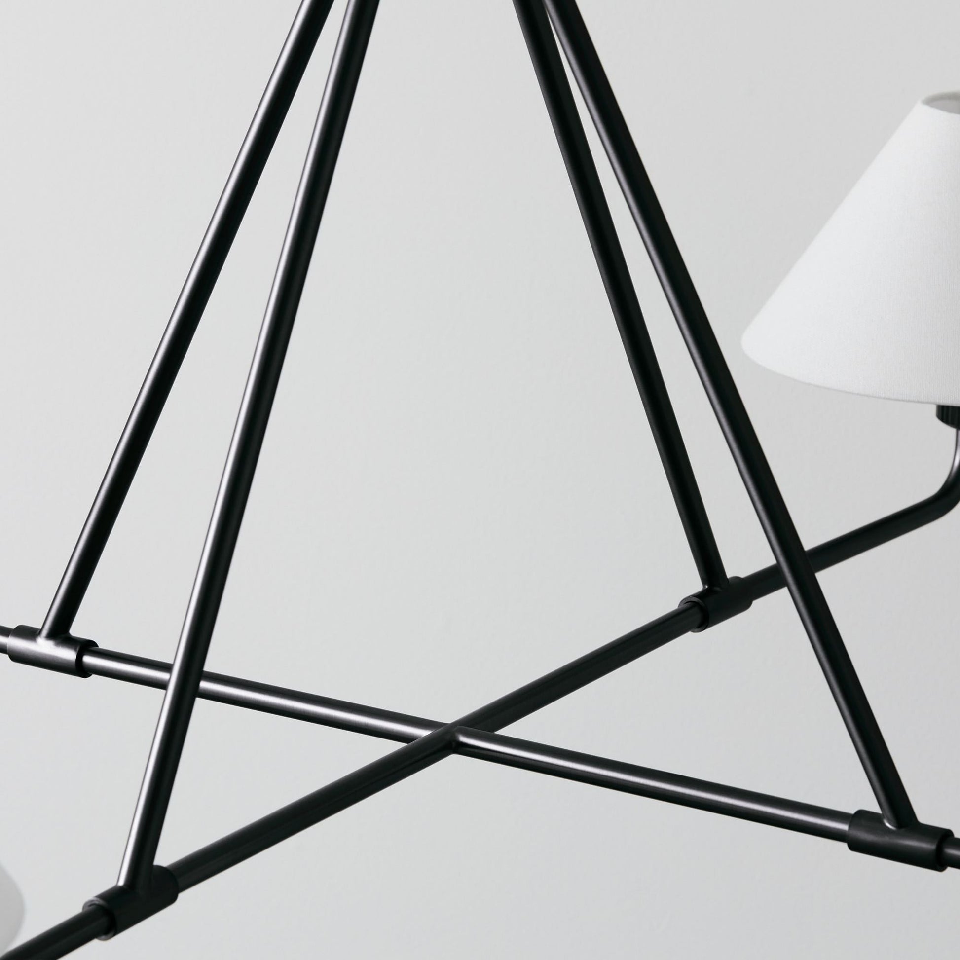 Vase Chandelier Cone Shade Minimalist-Neutral Decor