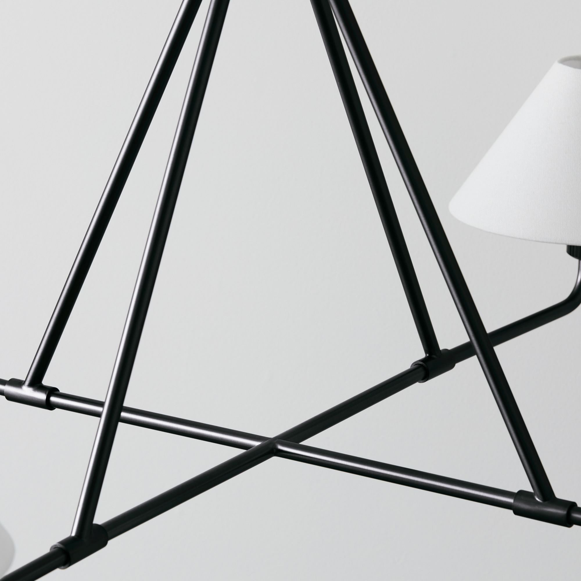 Vase Chandelier Cone Shade Minimalist-Neutral Decor