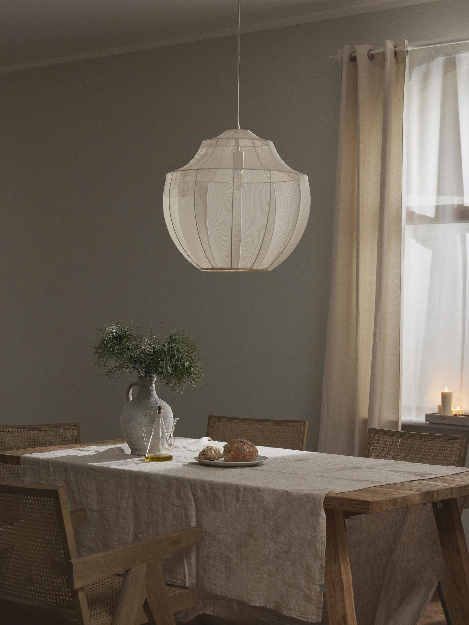 Frigen Premium Elegance Mesh Fabric Pendant Light-Neutral Decor
