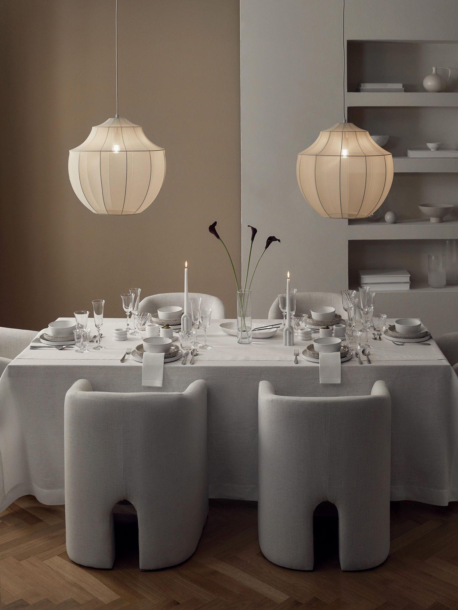 Frigen Premium Elegance Mesh Fabric Pendant Light-Neutral Decor