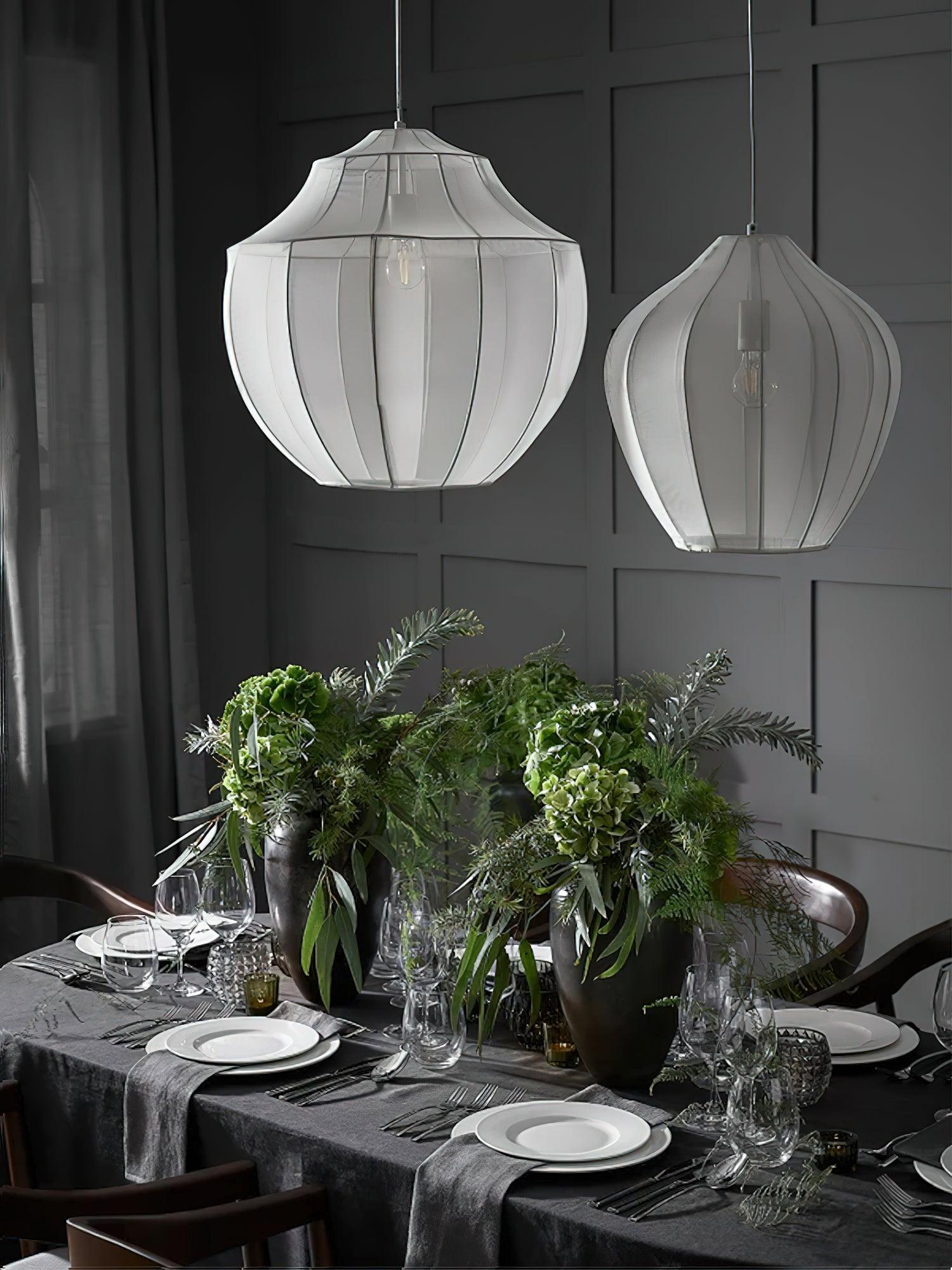 Frigen Premium Elegance Mesh Fabric Pendant Light-Neutral Decor