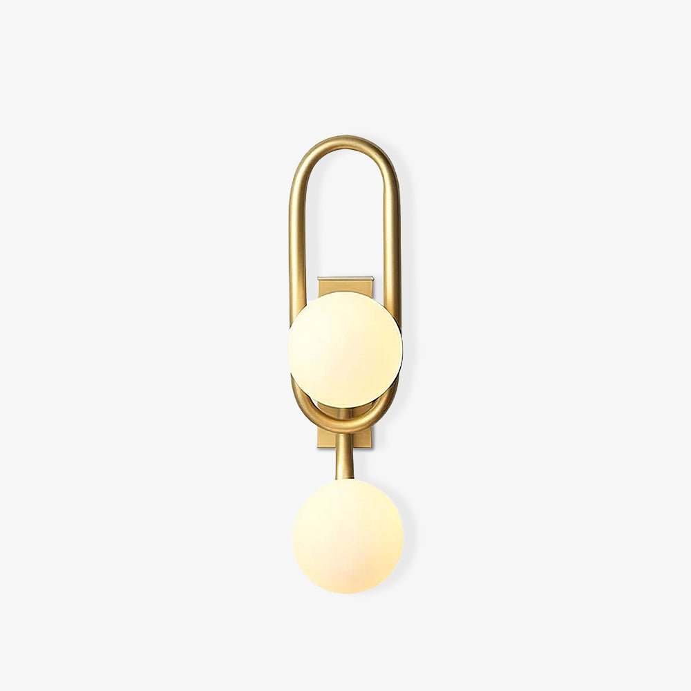 Alphaia Modern Minimalist Glass Wall Lamp-Neutral Decor