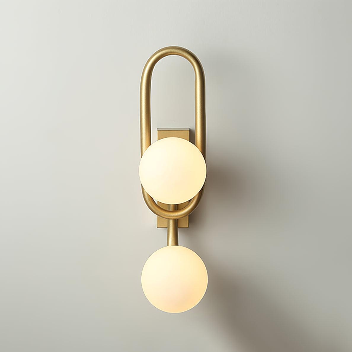 Alphaia Modern Minimalist Glass Wall Lamp-Neutral Decor