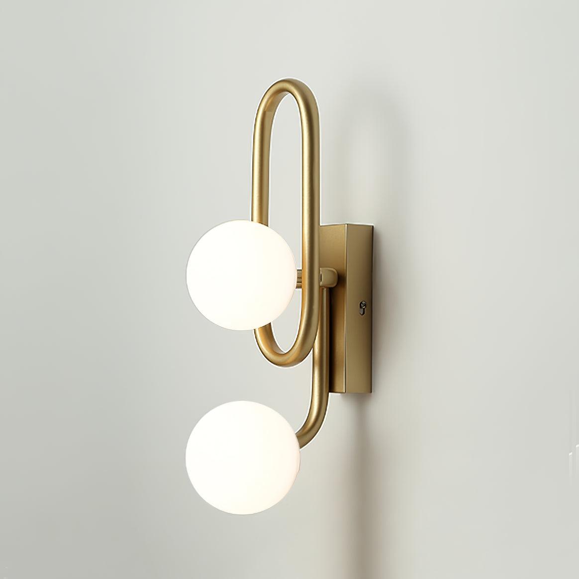 Alphaia Modern Minimalist Glass Wall Lamp-Neutral Decor