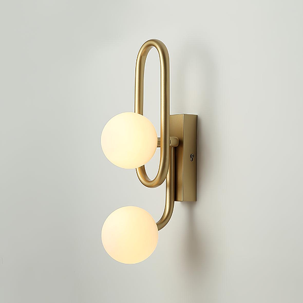 Alphaia Modern Minimalist Glass Wall Lamp-Neutral Decor