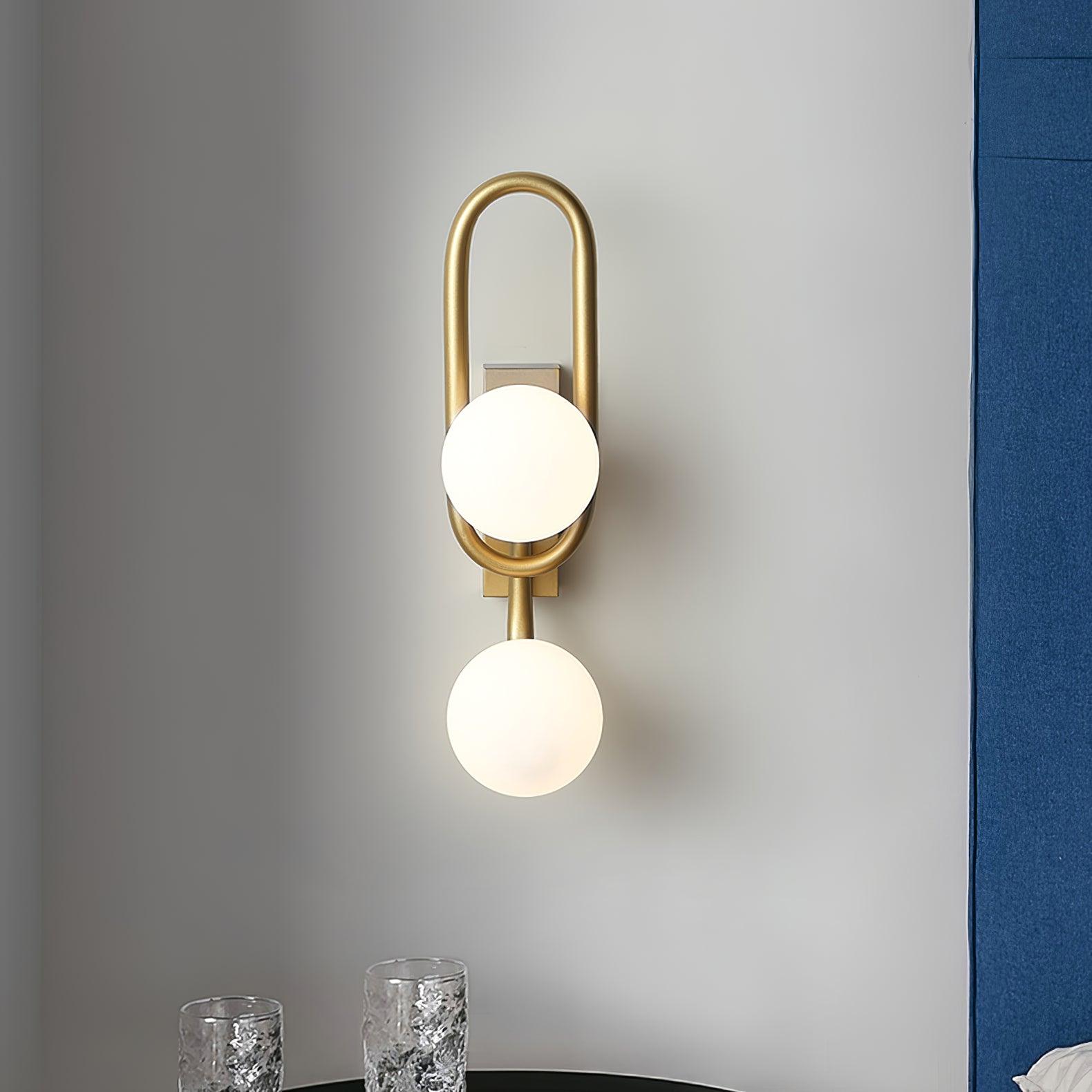 Alphaia Modern Minimalist Glass Wall Lamp-Neutral Decor