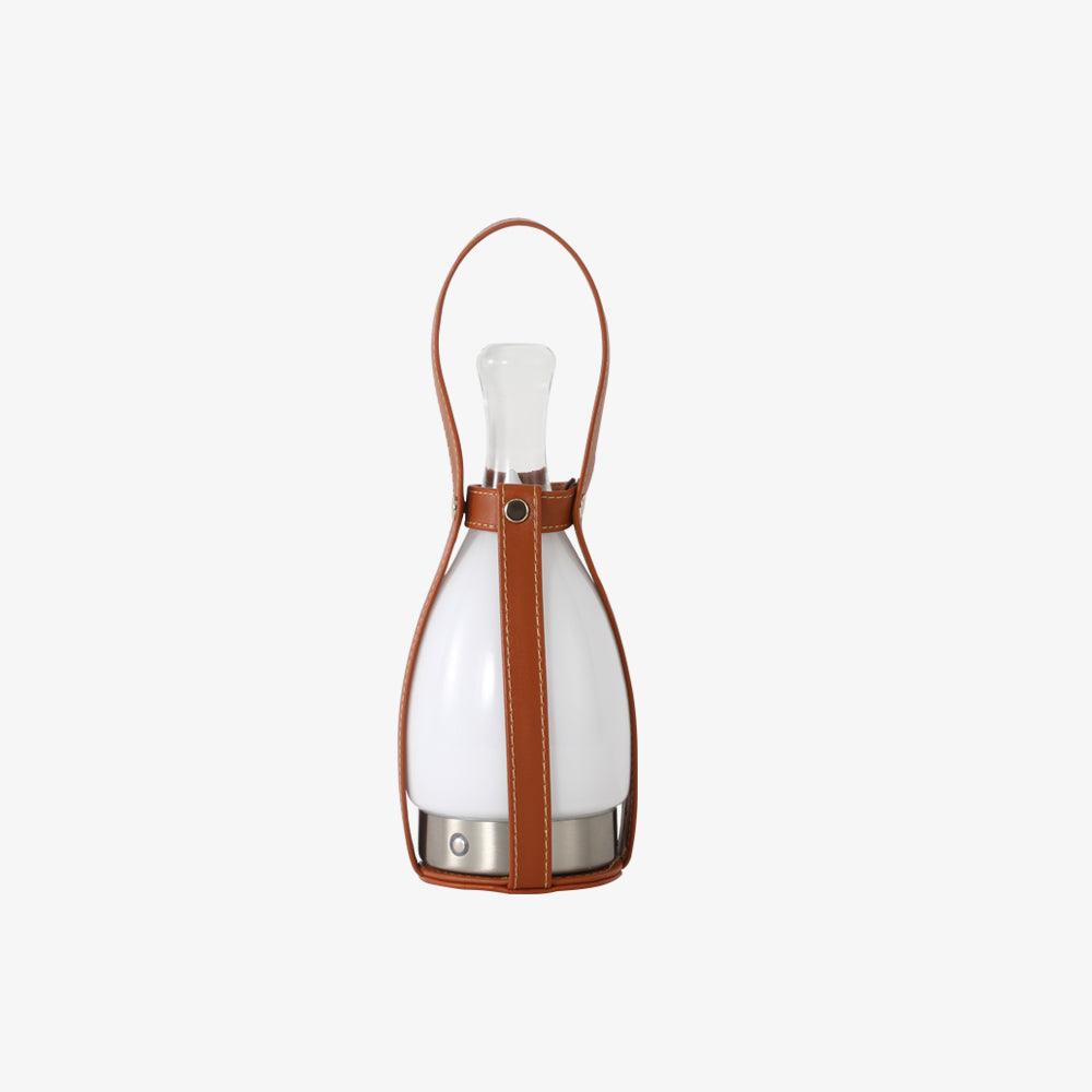 Ales Leather Vintage Table Lamp-Neutral Decor
