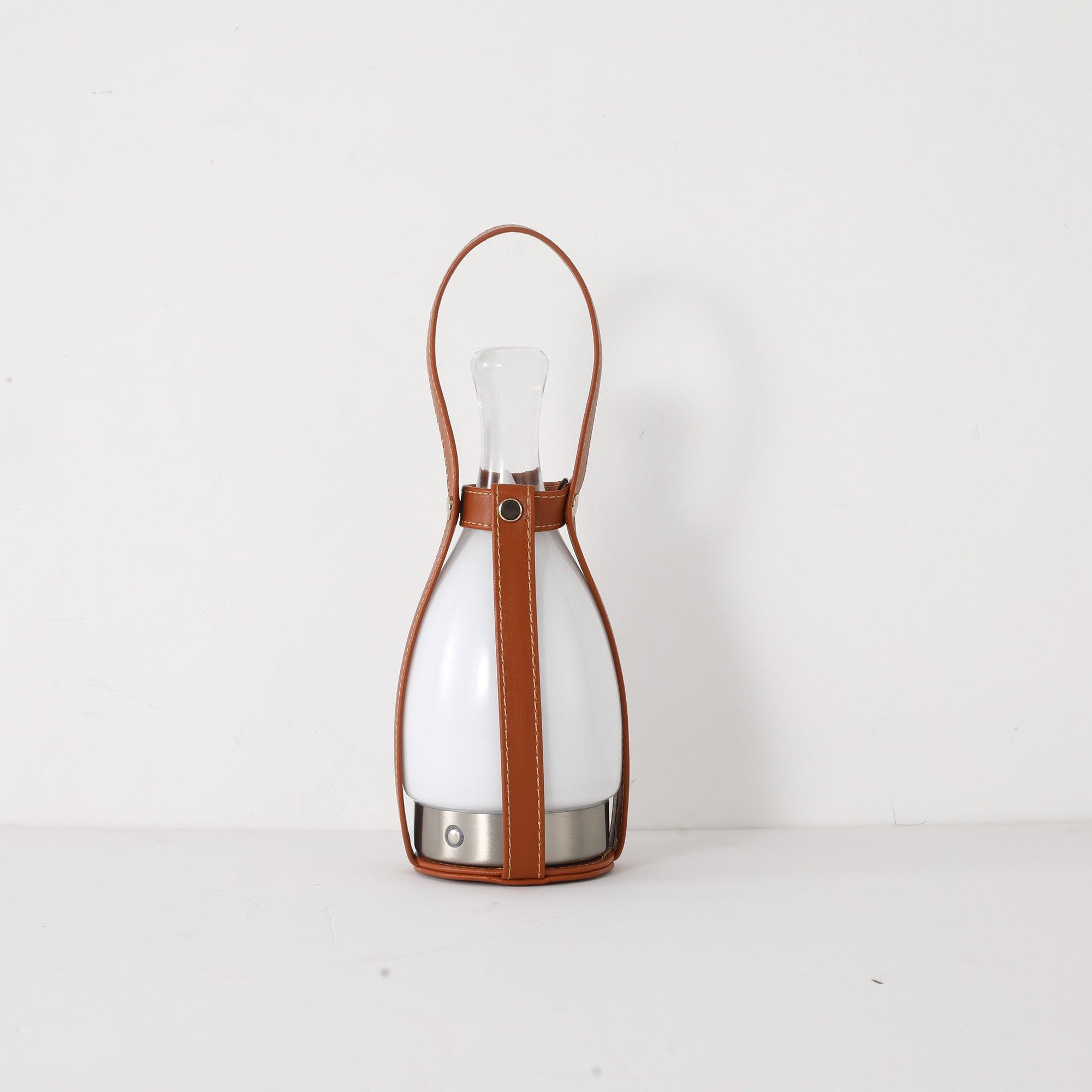 Ales Leather Vintage Table Lamp-Neutral Decor