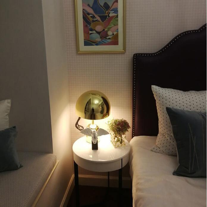 Ames Luxury Bell Table Light-Neutral Decor