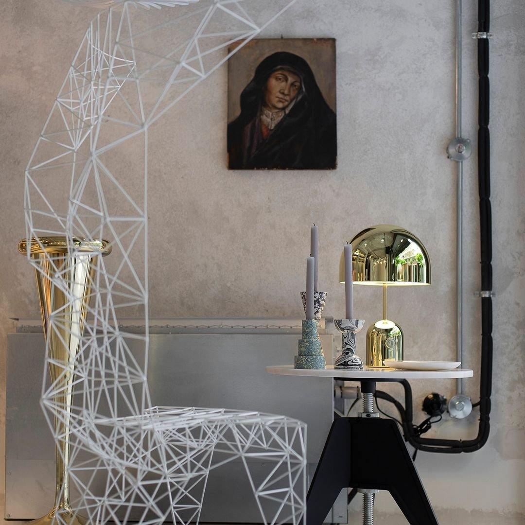 Ames Luxury Bell Table Light-Neutral Decor