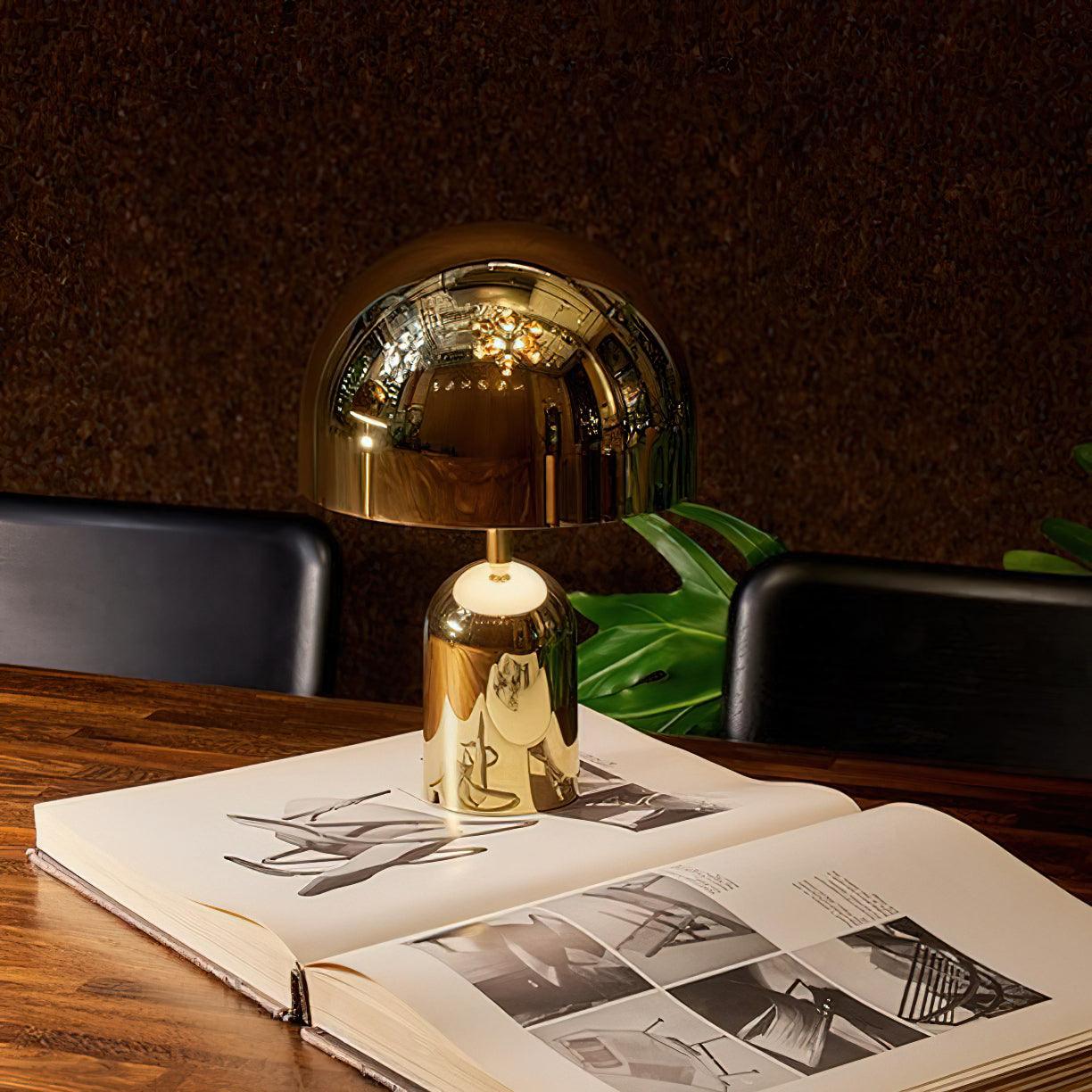 Ames Luxury Bell Table Light-Neutral Decor