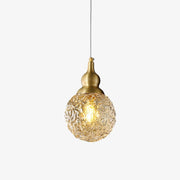 Cove Brass & Glass Glam Pendant Light-Neutral Decor