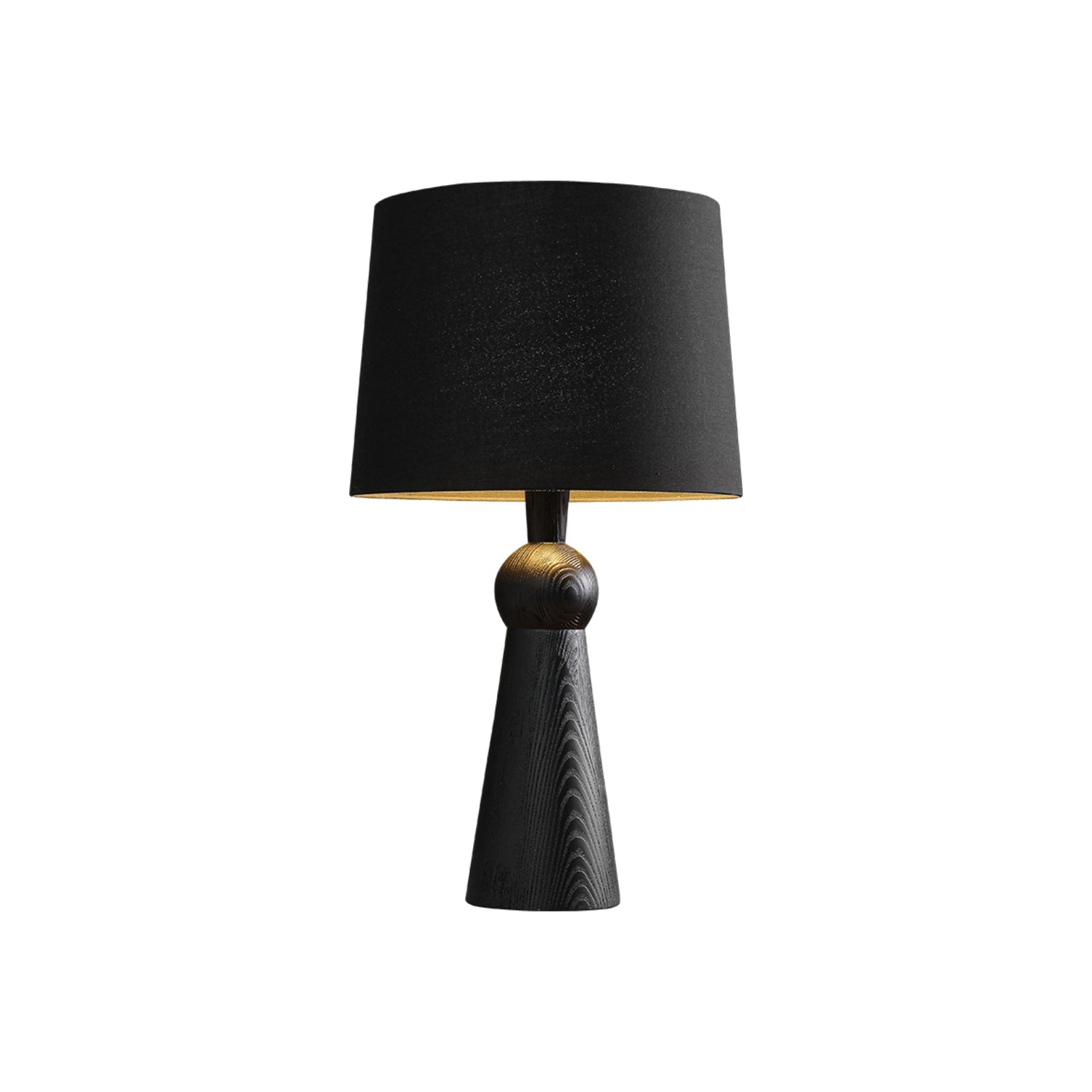 Lioria Wood Fabric Table Lamp-Neutral Decor