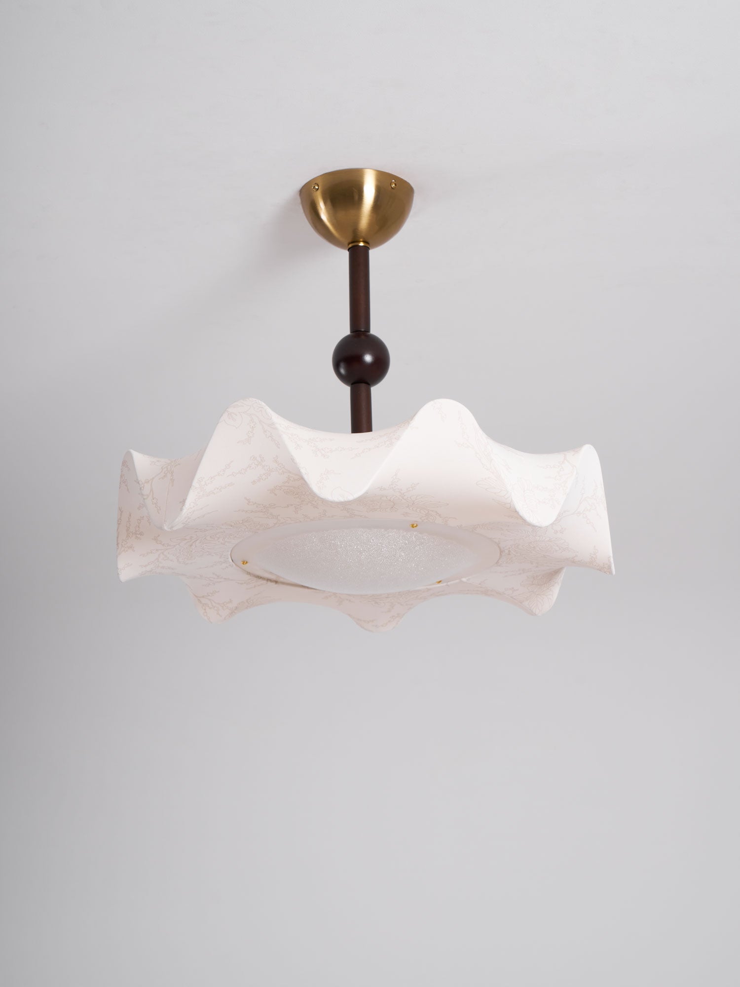 Avlorus Traditional Premium Elegance Wood Fabric Ceiling Light-Neutral Decor