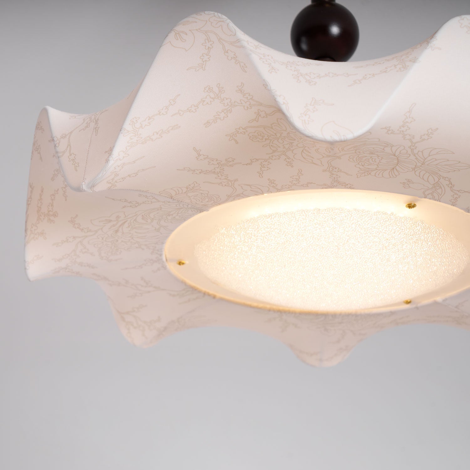 Avlorus Traditional Premium Elegance Wood Fabric Ceiling Light-Neutral Decor
