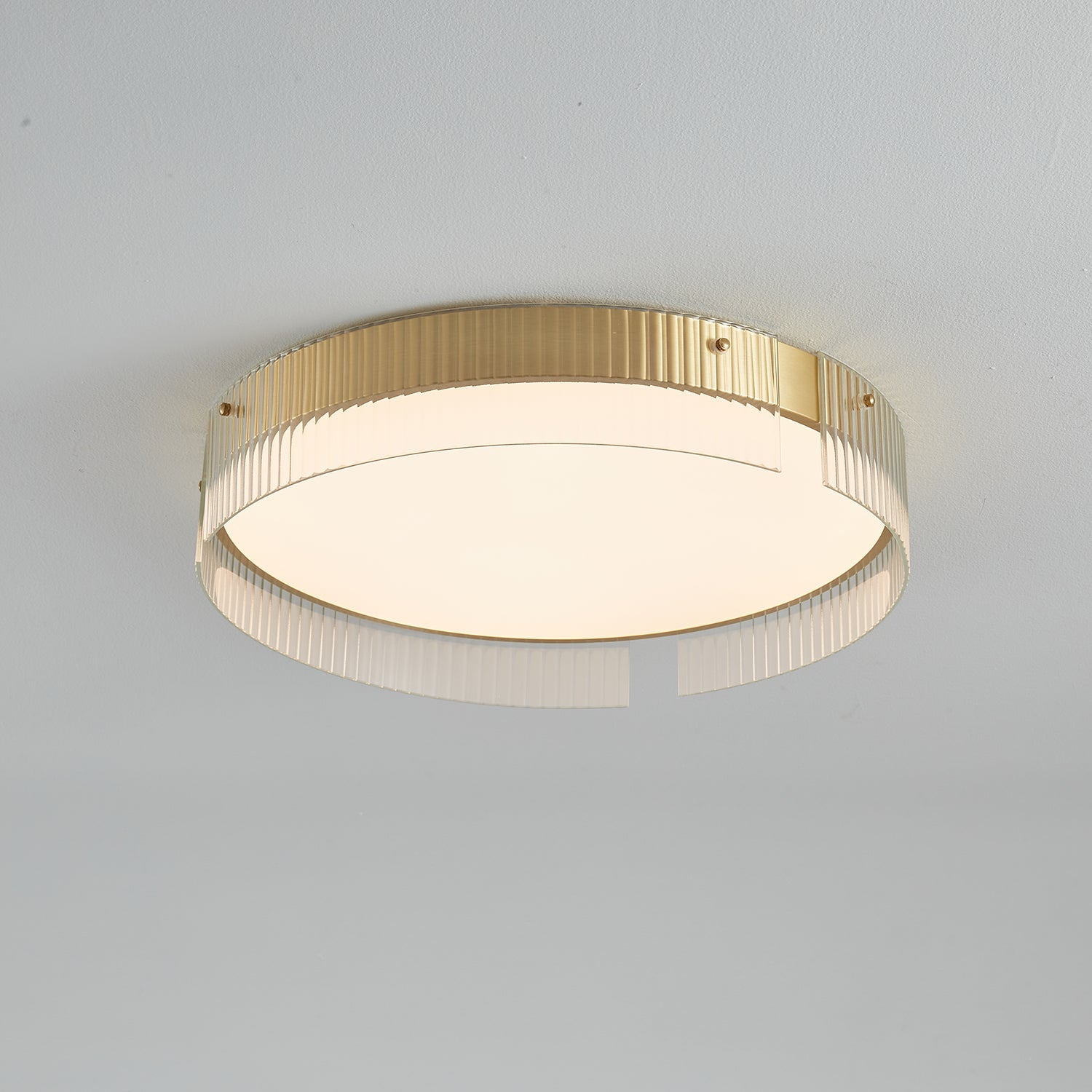 Ovenaris Modern Minimalist Brass Ceiling Light-Neutral Decor