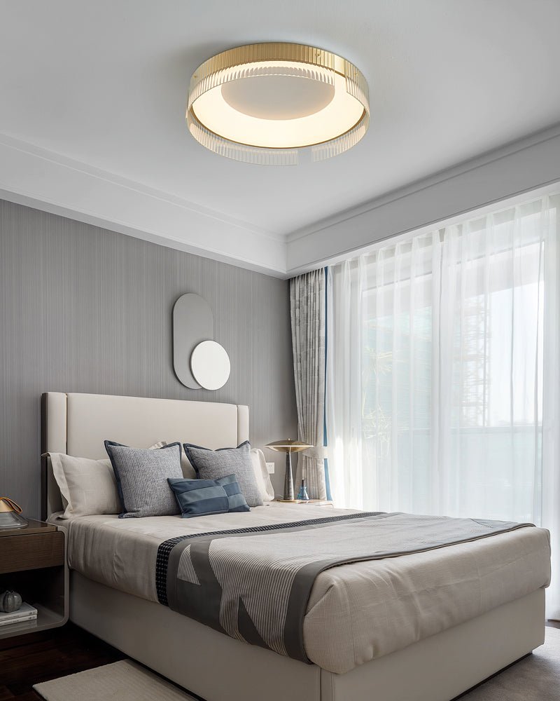 Ovenaris Modern Minimalist Brass Ceiling Light-Neutral Decor