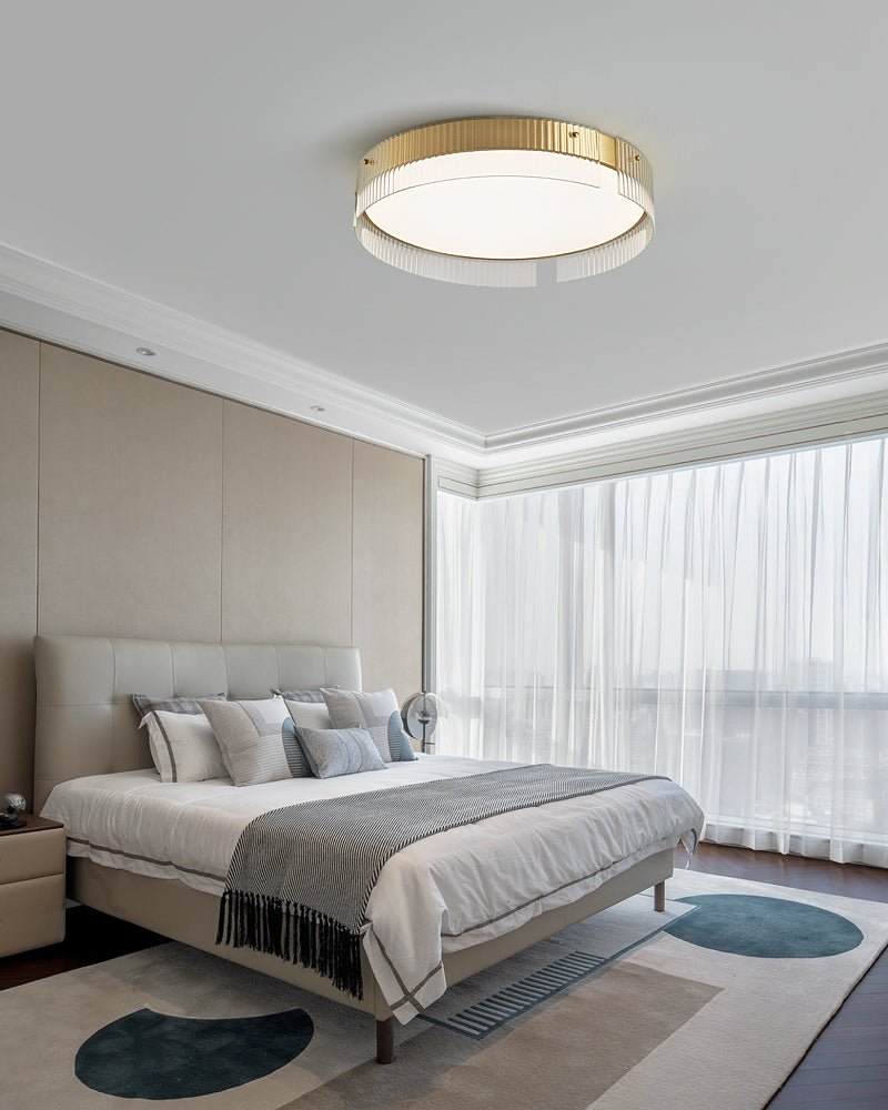 Ovenaris Modern Minimalist Brass Ceiling Light-Neutral Decor