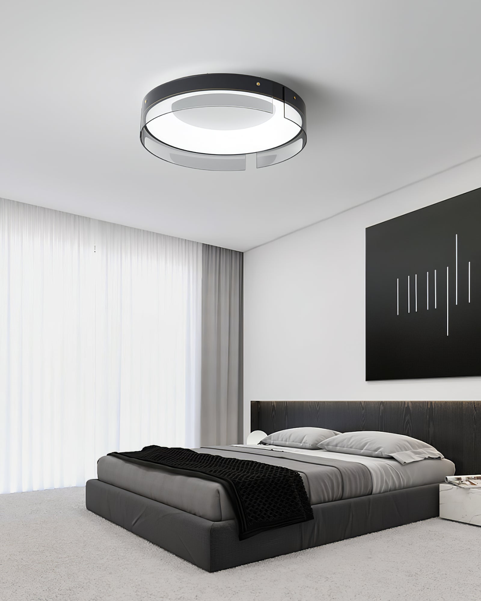 Ovenaris Modern Minimalist Brass Ceiling Light-Neutral Decor