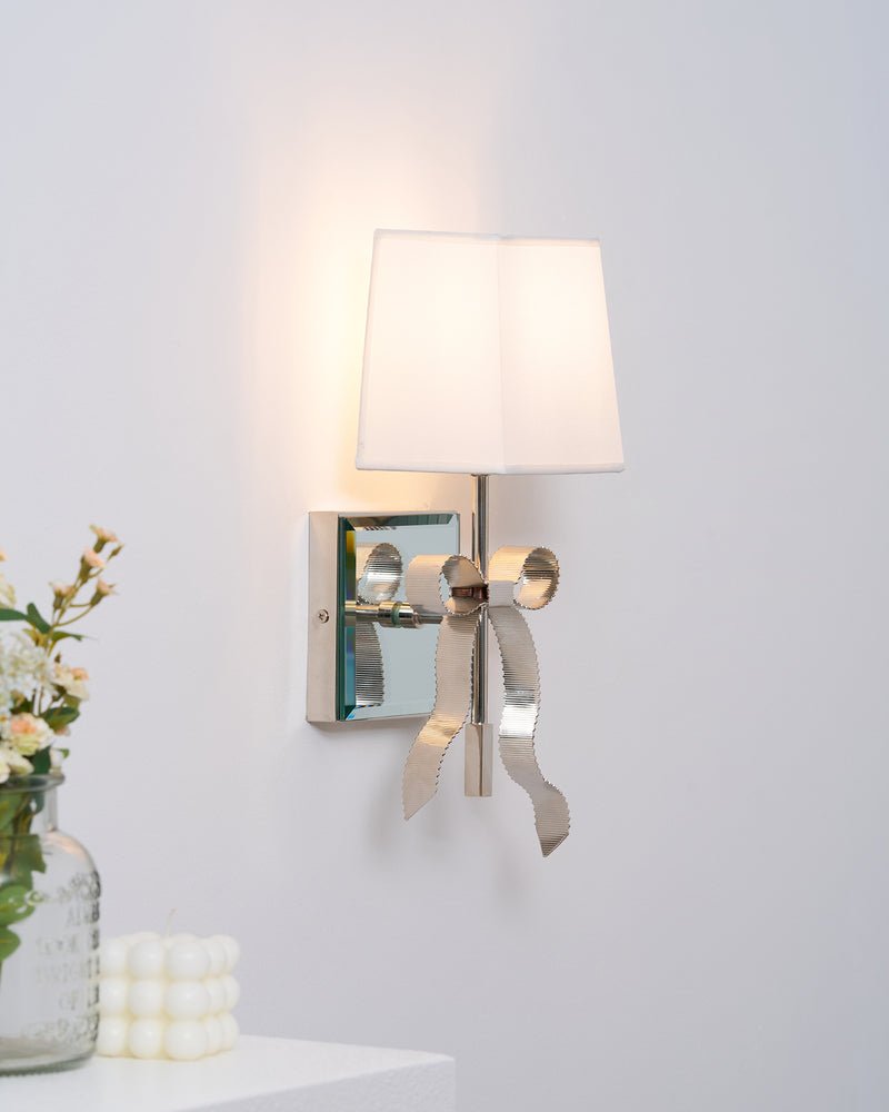 Veskin Bow Wall Sconce-Neutral Decor